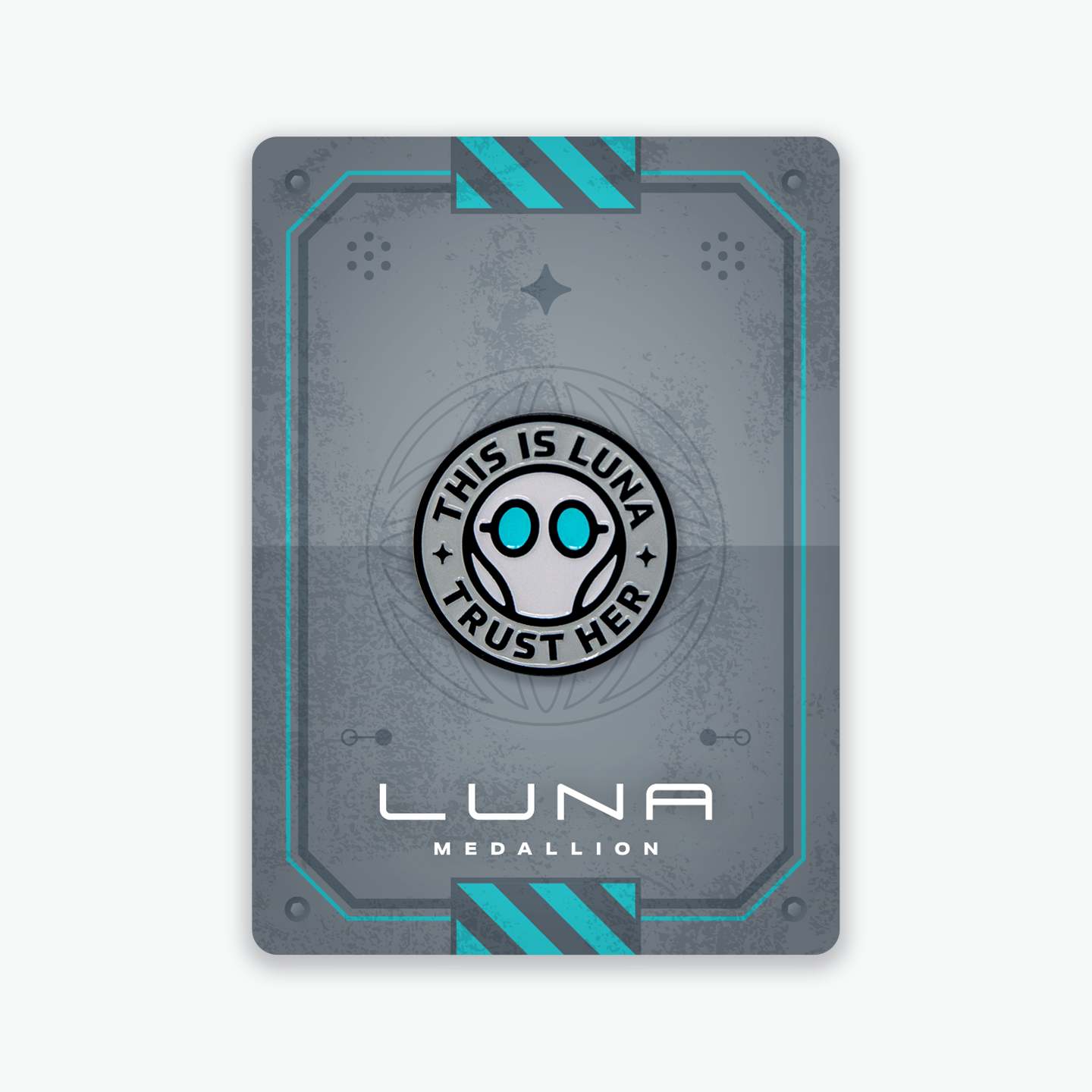 LUNA Series: Medallion LUNA Pin