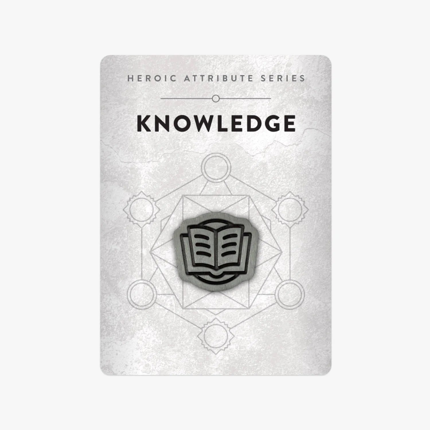Heroic Attribute Series: Knowledge Pin